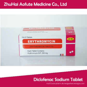 Erythromycin-Tablette